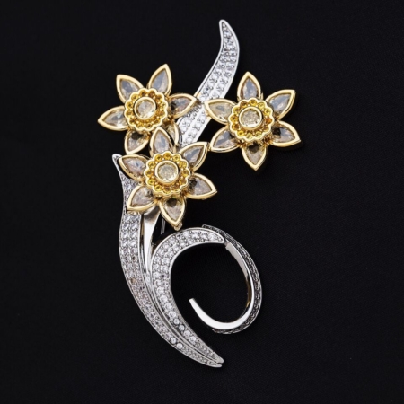 Queen Elizabeth II Welsh Daffodil Brooch: Ebay Queen Elizabeth II Welsh Daffodil Brooch: Ebay