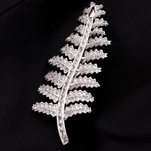 New Zealand Fern Leaf Brooch: Ebay