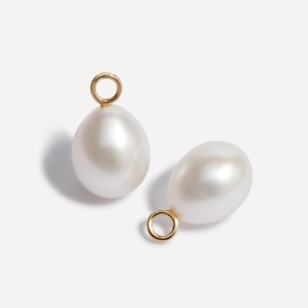 Annouska Pearl: 18K Gold Baroque Pearl Earring Drops Annouska Pearl: 18K Gold Baroque Pearl Earring Drops