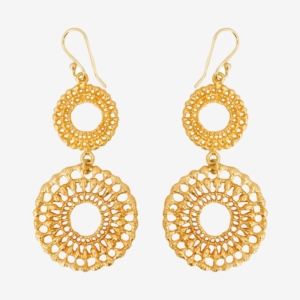 Broara: Gold Charm Earrings