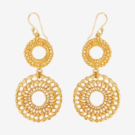 Broara: Gold Charm Earrings Broara: Gold Charm Earrings