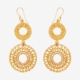 Broara: Gold Charm Earrings Broara: Gold Charm Earrings