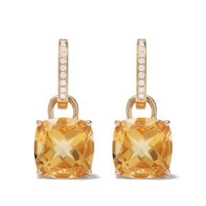 Kiki McDonough: Kiki Custom Citrine Detachable Drops + hoops