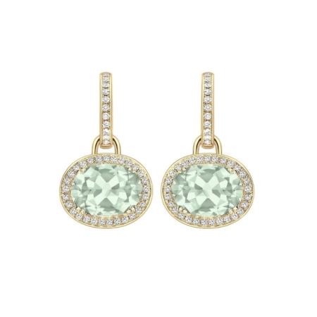 Kiki McDonough: Kiki Green Amethyst Oval Drop Kiki McDonough: Kiki Green Amethyst Oval Drop