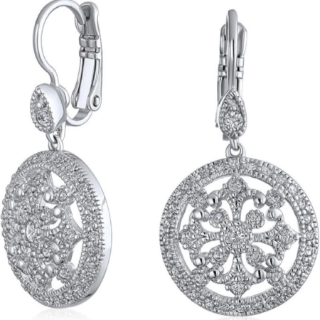 Mappin & Webb: Empress 18ct White Gold Sleeper Earrings Mappin & Webb: Empress 18ct White Gold Sleeper Earrings