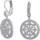 Mappin & Webb: Empress 18ct White Gold Sleeper Earrings