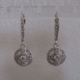 Mappin & Webb: Empress 18ct White Gold Sleeper Earrings
