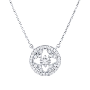 Mapplin & Webb: Empress 18c White Gold 0.40cttw Diamond Pendant Mapplin & Webb: Empress 18c White Gold 0.40cttw Diamond Pendant