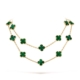 Inspired by Van Cleef & Arpels: Magic Alahambra Green Malachite