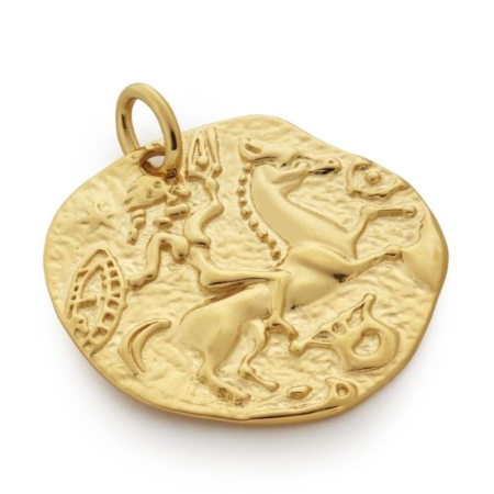 Monica Vinader: Goddess Coin Pendant Charm
