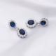 Cabochon Sapphire Drop Earrings: Ebay