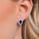 Sapphire and Diamond Oval Drop Earrings: Amazon Sapphire and Diamond Oval Drop Earrings: Amazon