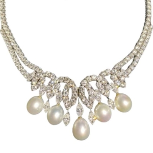 Swan Lake Necklace + Earrings: Etsy