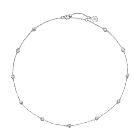 Heavenly London: The Silver  “Diamonds” By the Metre Necklace