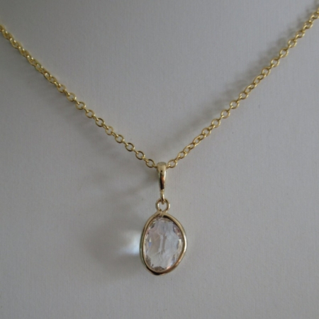 Felt / Etsy: Diamond Slice Necklace