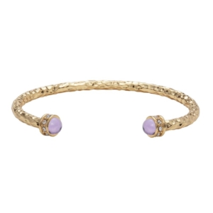 Halcyon Days: Salamander Torque Bangle Amethyst