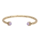 Halcyon Days: Salamander Torque Bangle Amethyst