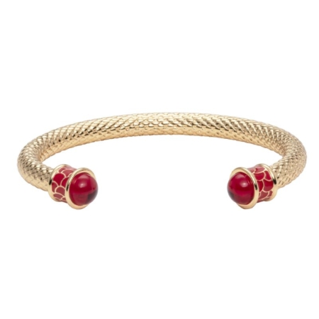 Halcyon Day: Salamander Torque Bangle Ruby