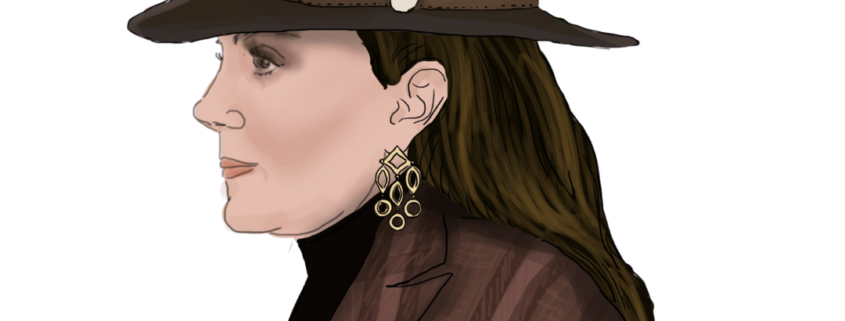 The Princess of Wales chic on way to church