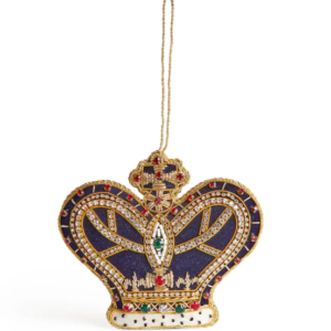 Tinker Tailor Crystal-Embellished Crown Tree Decoration