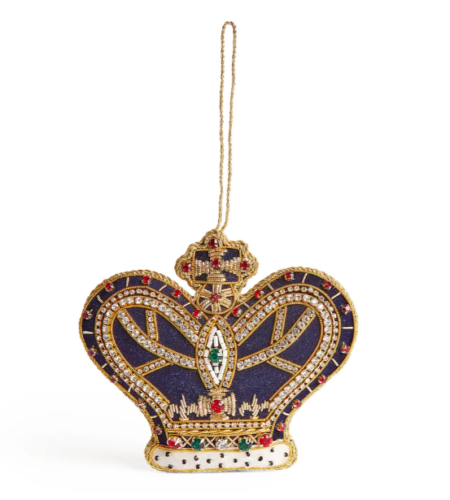 Tinker Tailor Crystal-Embellished Crown Tree Decoration