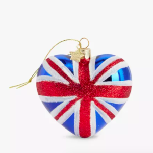 Selfridges Union Jack Heart Decoration