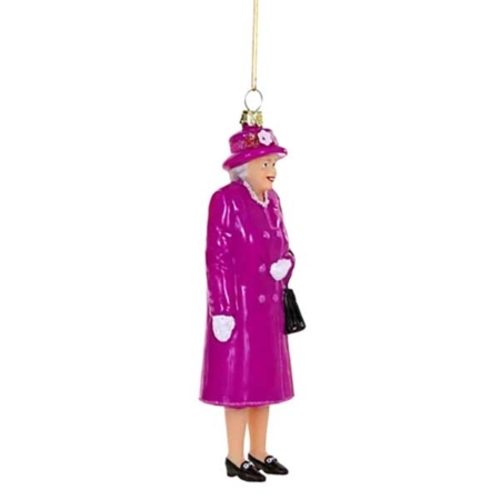 Exclusive Queen Elizabeth II Christmas Glass Ornaments 02